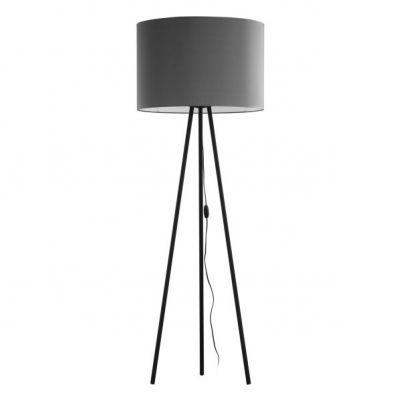 TK Lighting lampa podłogowa Winston E27 czarno/grafitowa 5146 (5146)